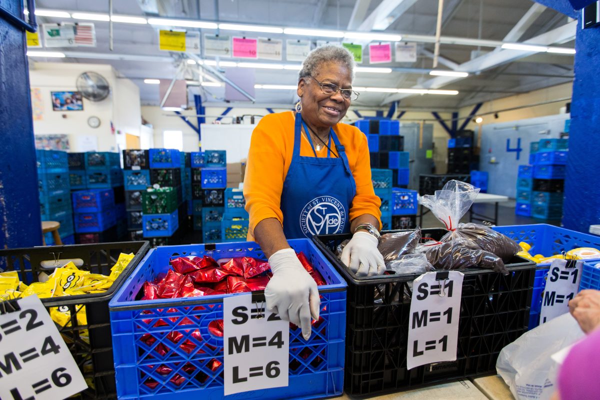 Vincentian sorting items